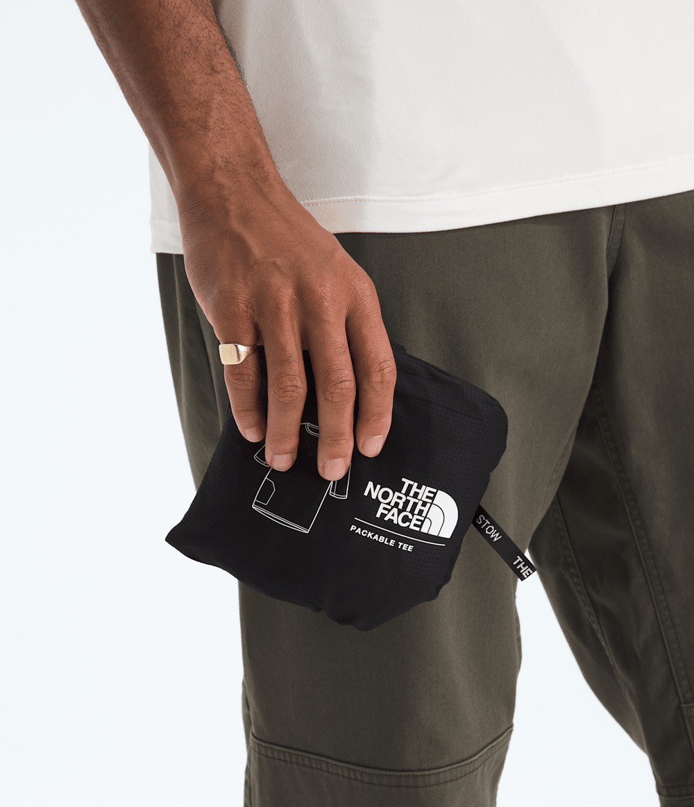 Men’s LIGHTRANGE™ Packable Short-Sleeve Tee TNF Black