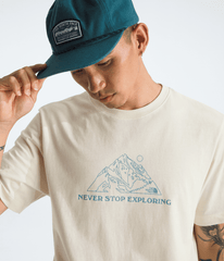 Men’s Evolution Mtn Base Short-Sleeve Tee—Graphic White Dune