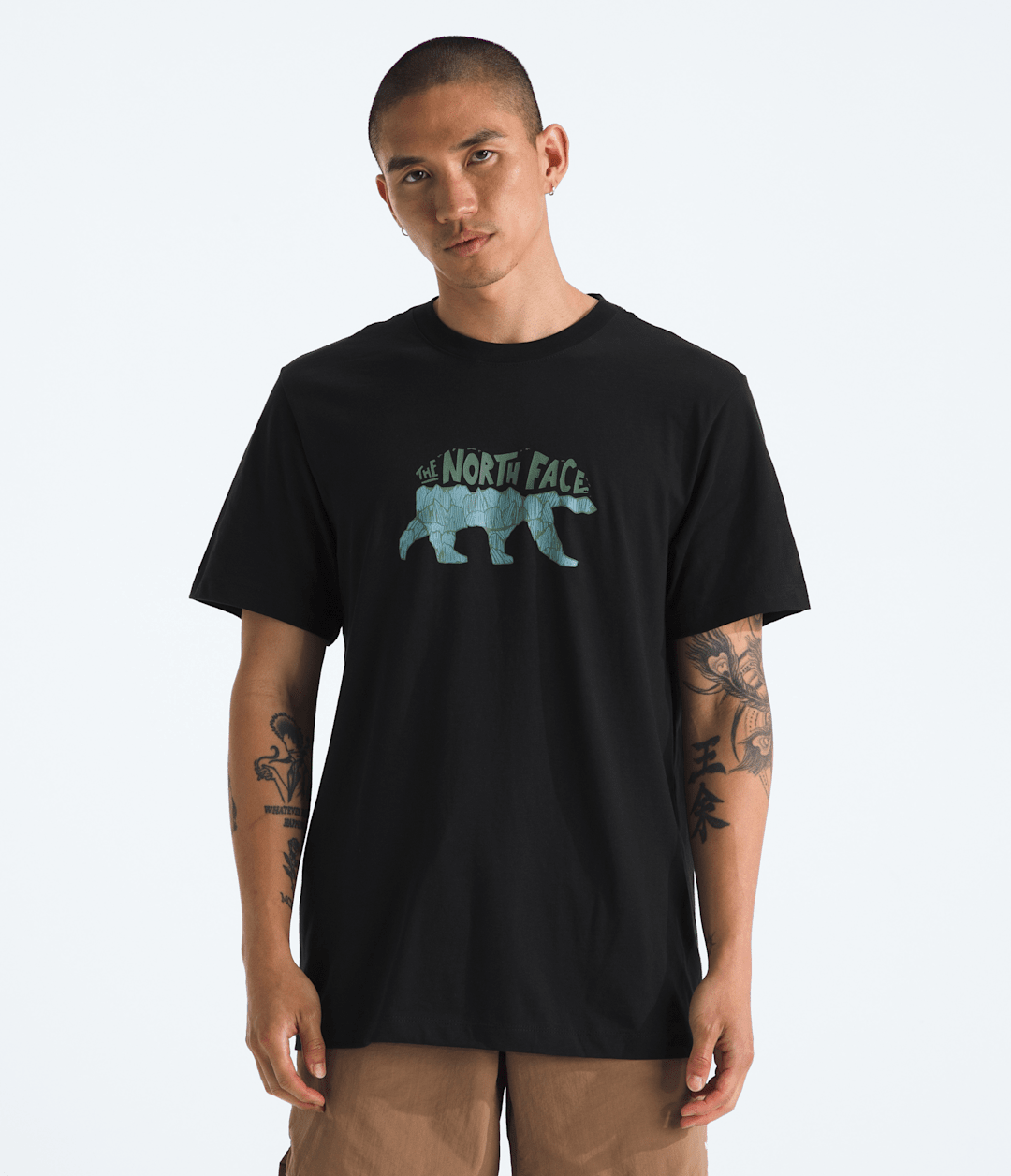 Men’s Evolution TNF™ Bear Short-Sleeve Tee—Graphic TNF Black