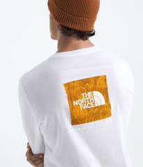 Men’s Evolution Regenerative Ink Box NSE Long-Sleeve Tee—Graphic White Dune/Summit Gold Regenerative Ink Print