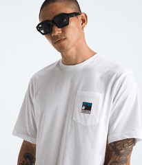 Men's Mountain Logo Relaxed Pocket Tee TNF White