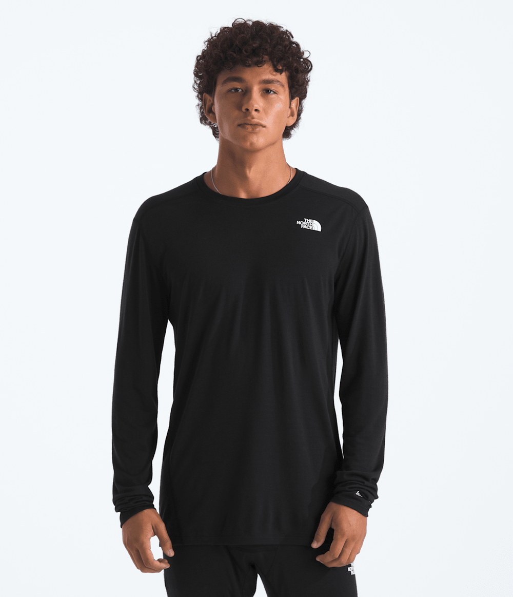 TNF X Smartwool Men’s Merino Blend 150 Long-Sleeve Crew Black