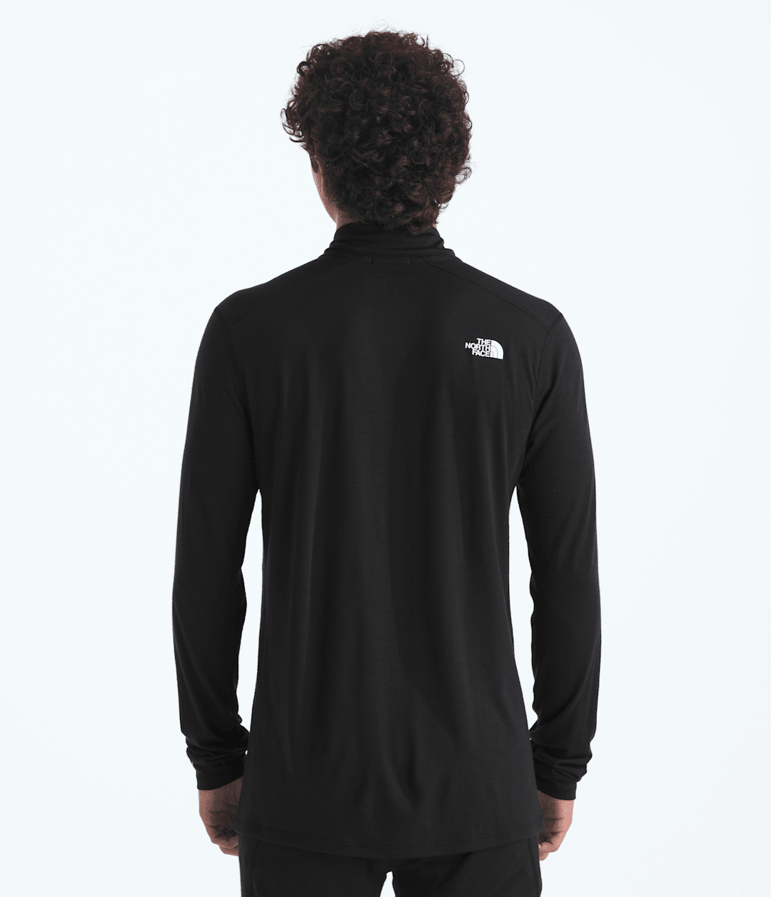 TNF X Smartwool Men’s Merino Blend 150 Long-Sleeve ¼-Zip Black