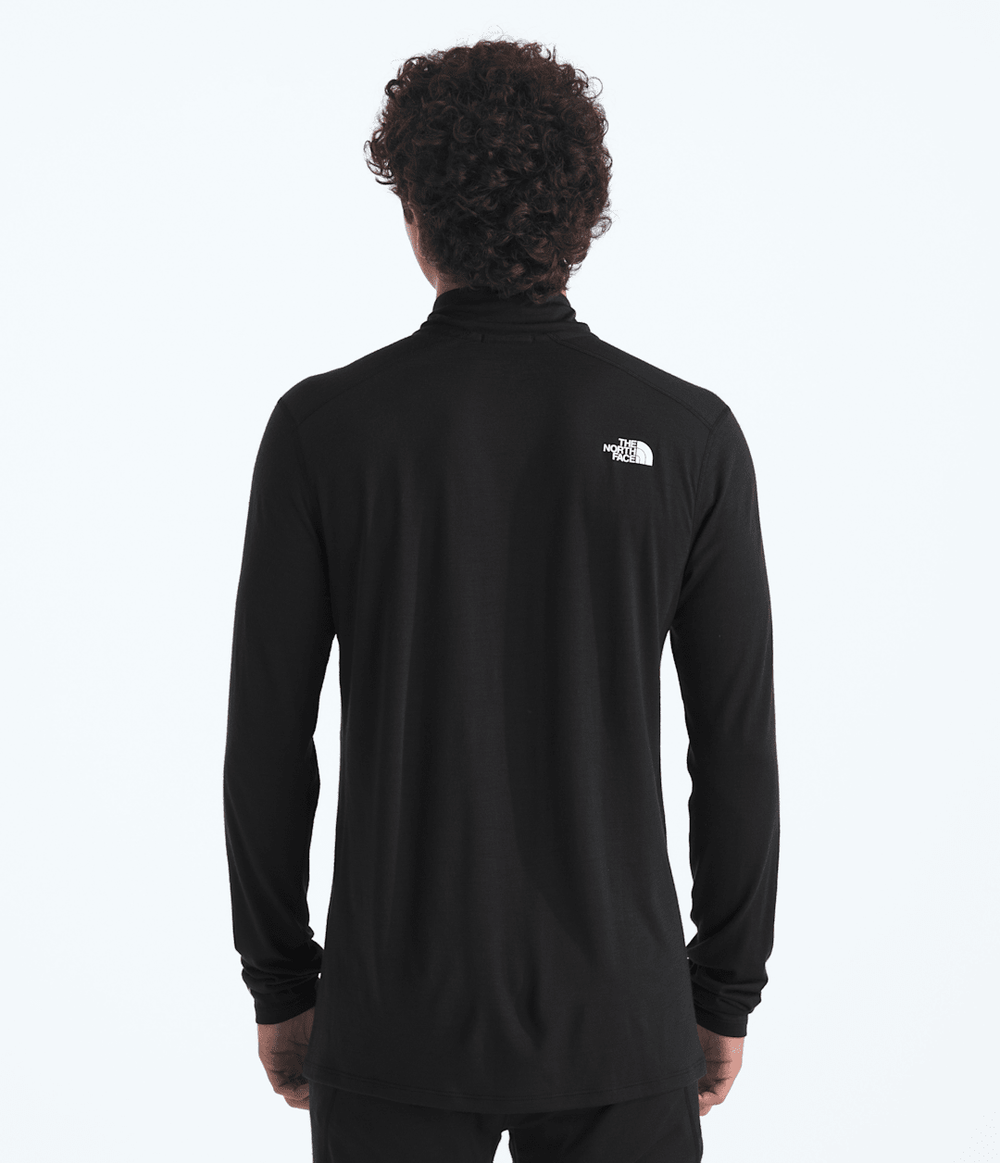 TNF X Smartwool Men’s Merino Blend 150 Long-Sleeve ¼-Zip Black