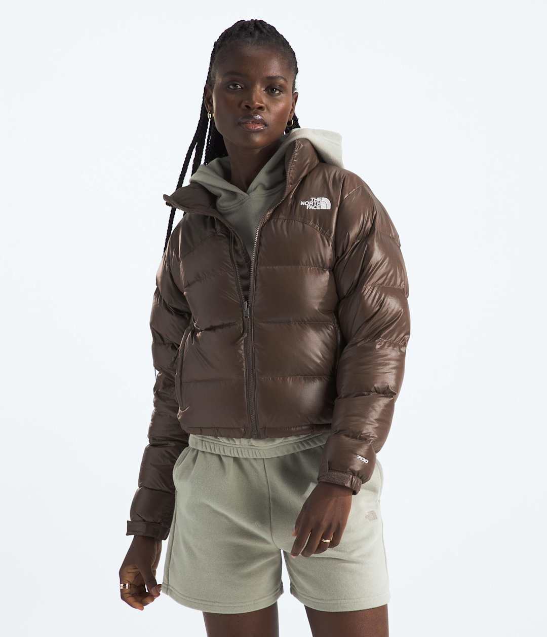 Women’s 2000 Retro Nuptse Jacket Smokey Brown