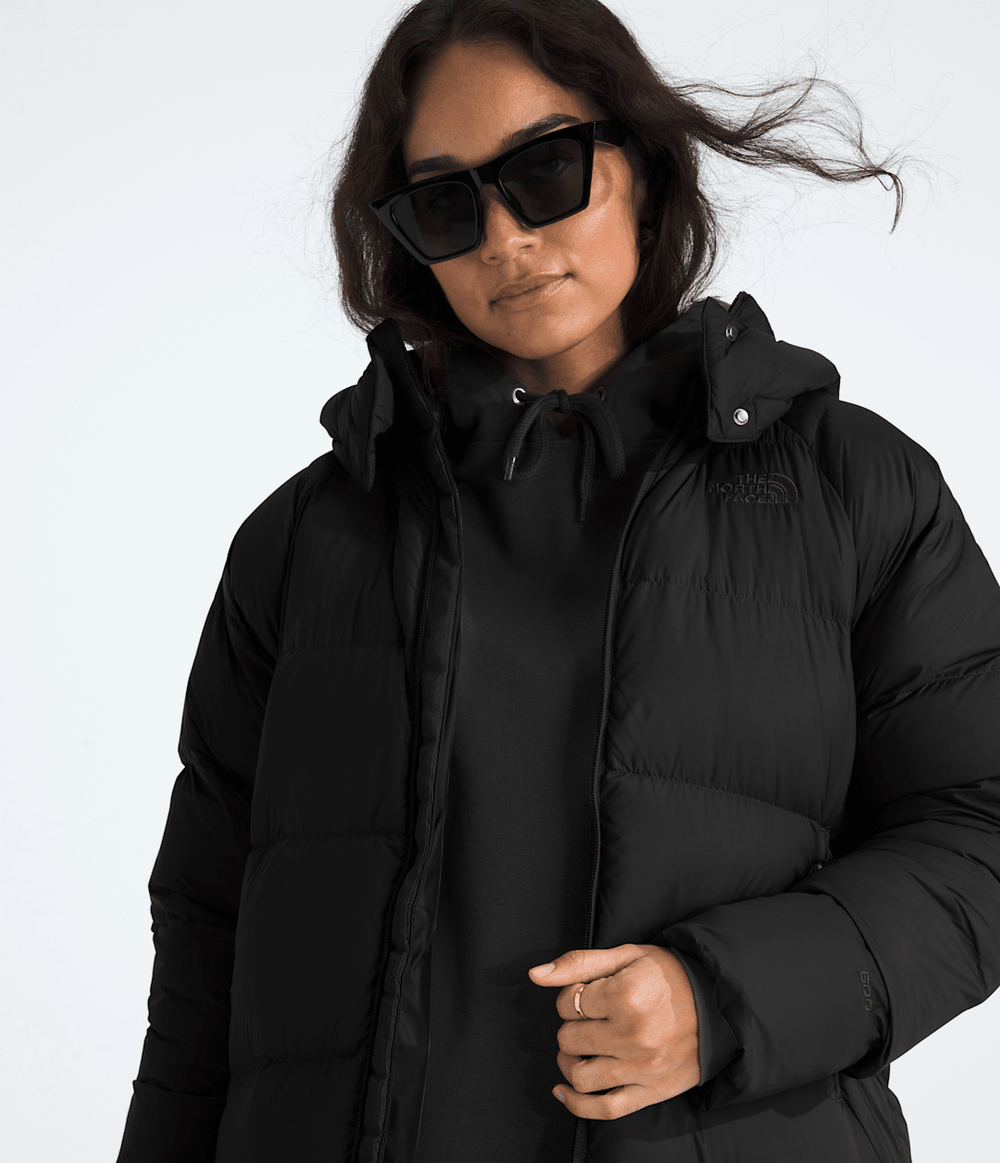 Women’s Hydrenalite™ City Long Down Hooded Parka TNF Black