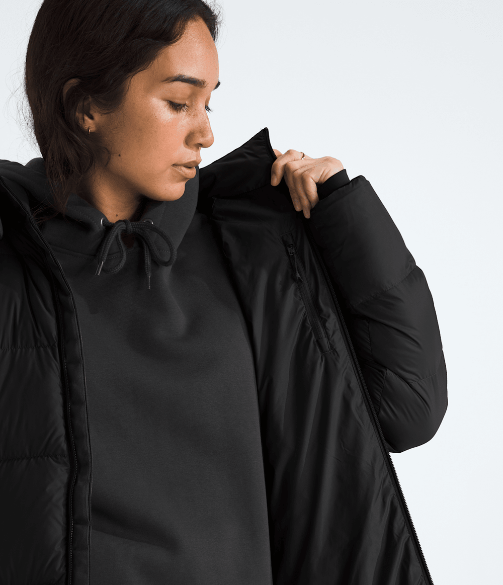 Women’s Hydrenalite™ City Long Down Hooded Parka TNF Black