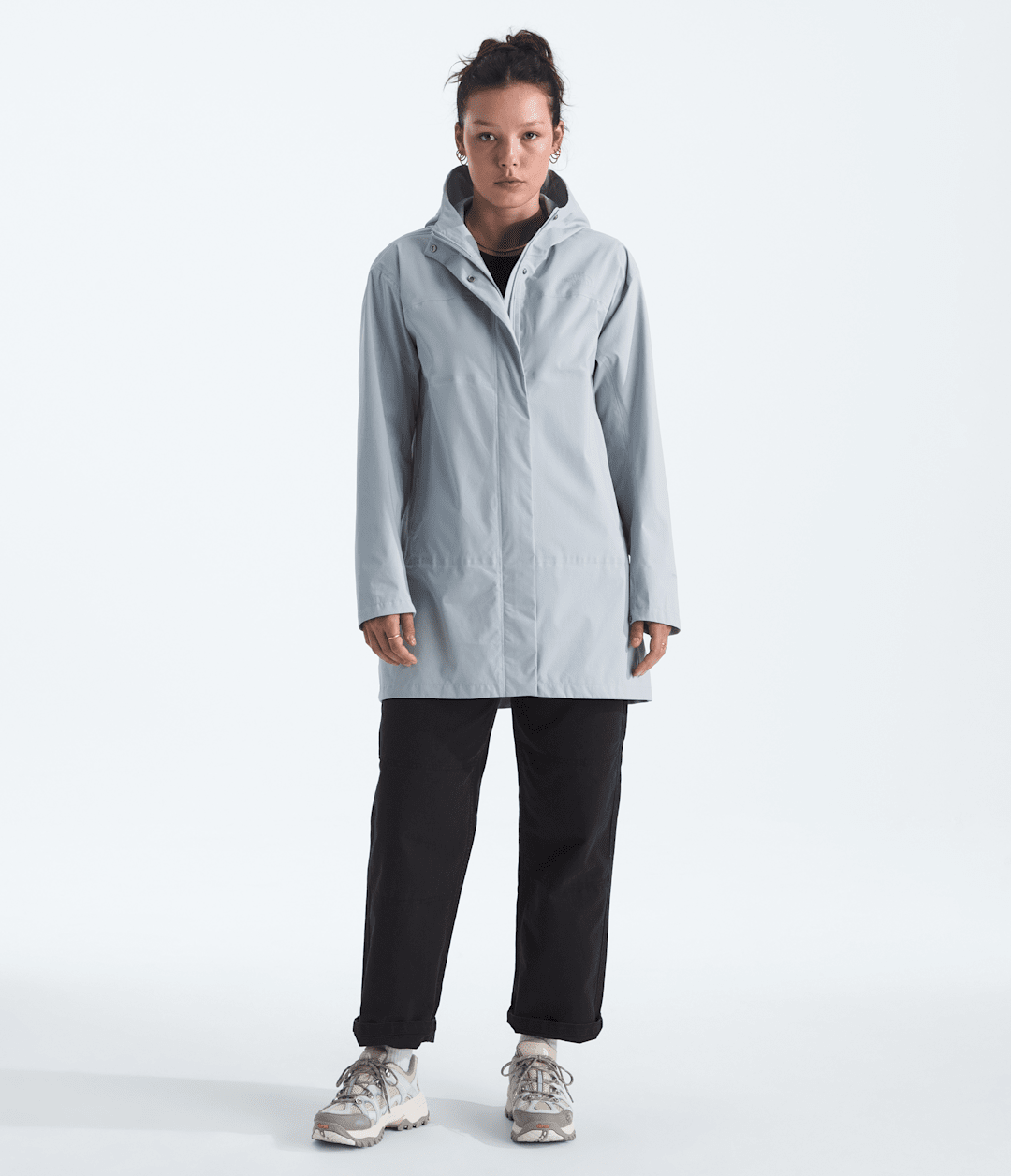 Women’s Voyage Rain 3L Hooded Parka Frost Grey