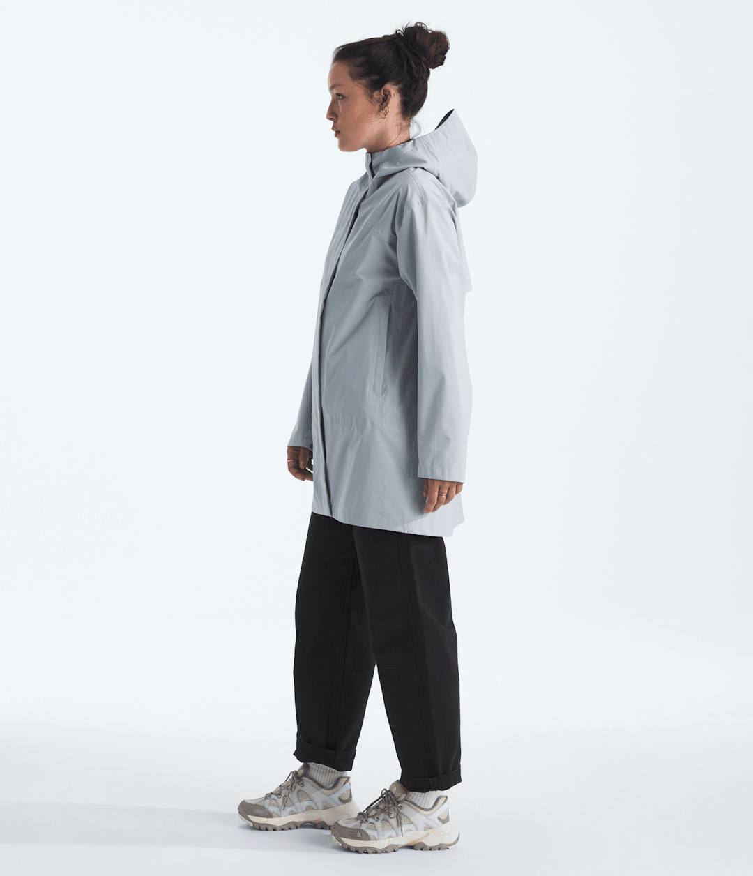 Women’s Voyage Rain 3L Hooded Parka Frost Grey