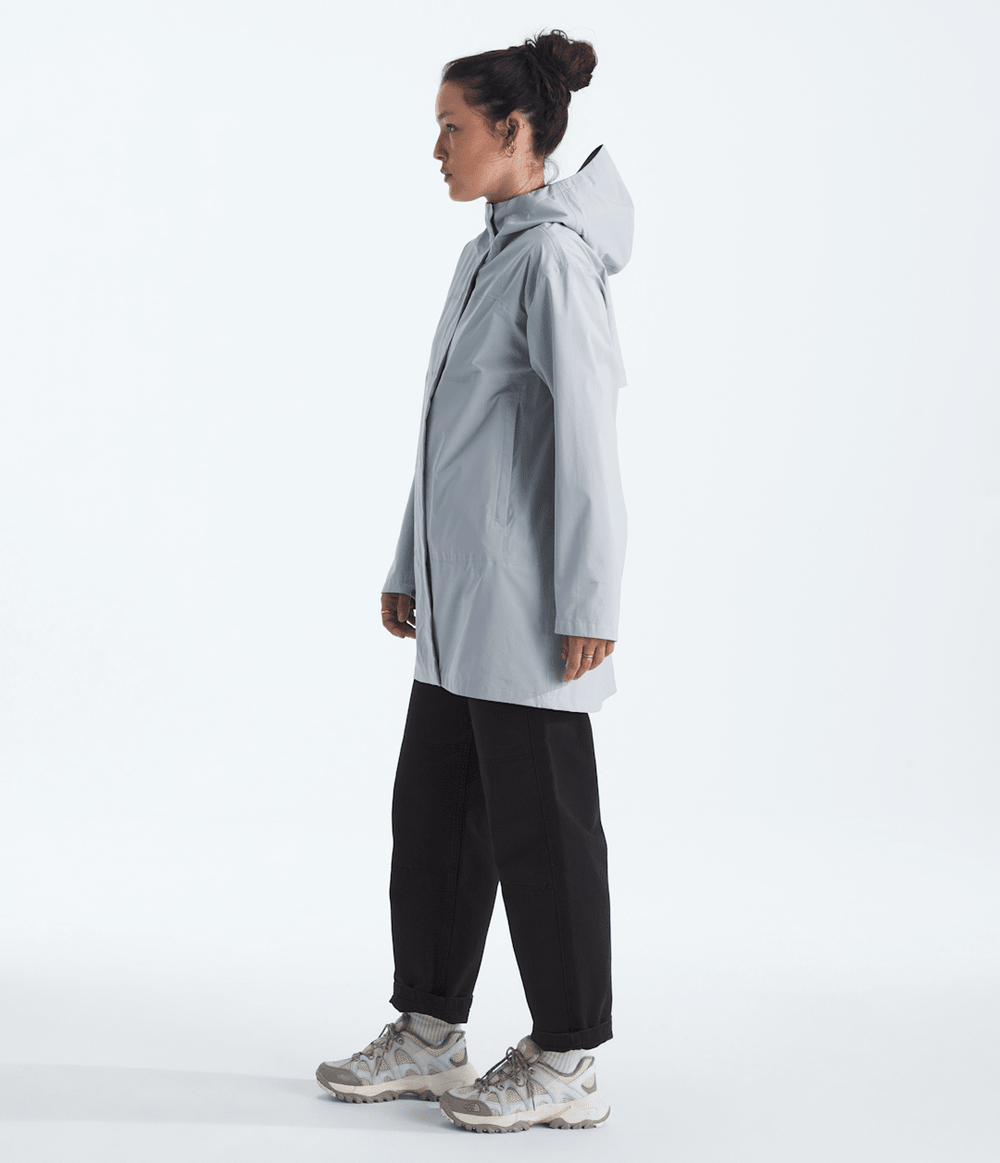 Women’s Voyage Rain 3L Hooded Parka Frost Grey