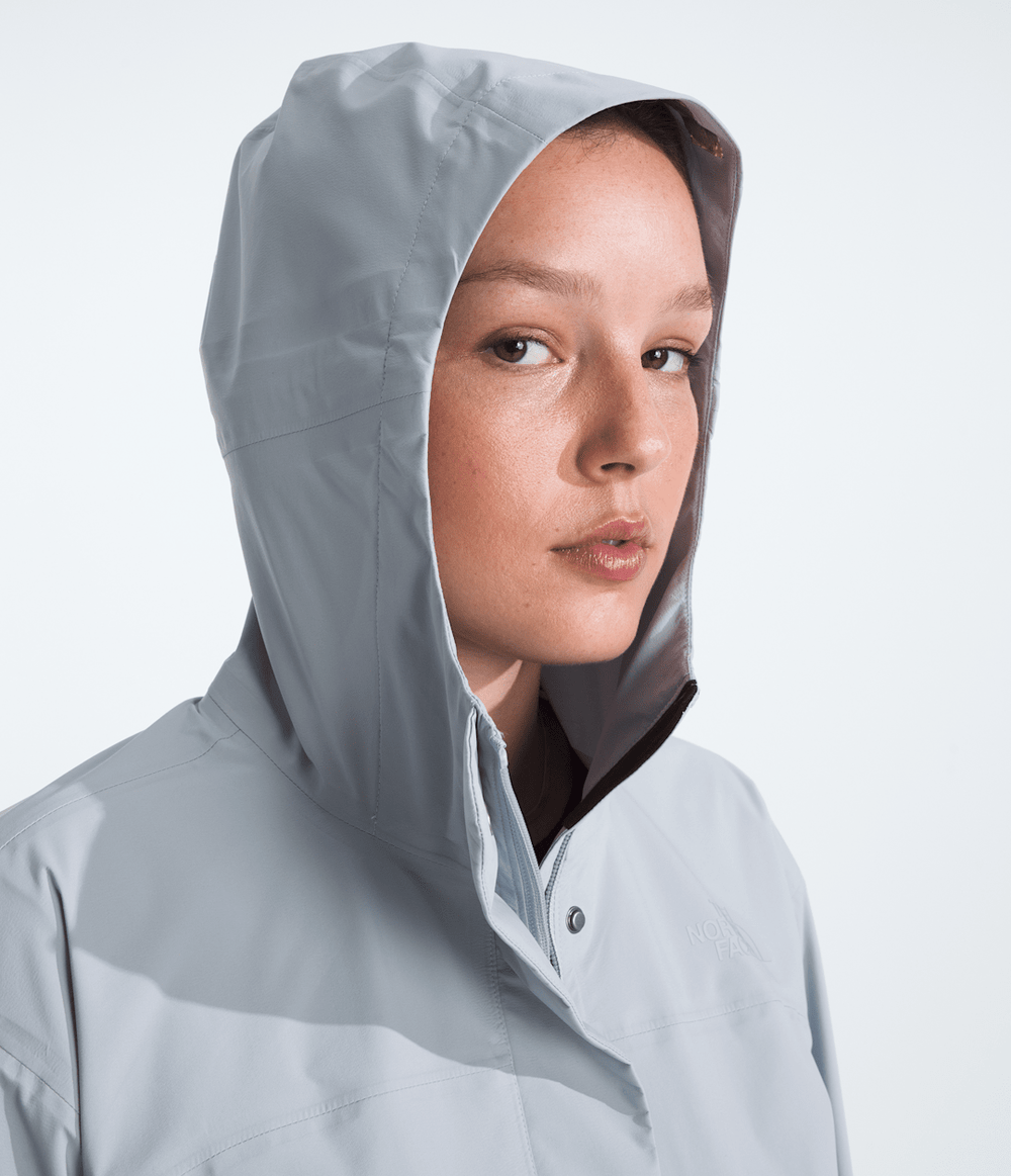 Women’s Voyage Rain 3L Hooded Parka Frost Grey