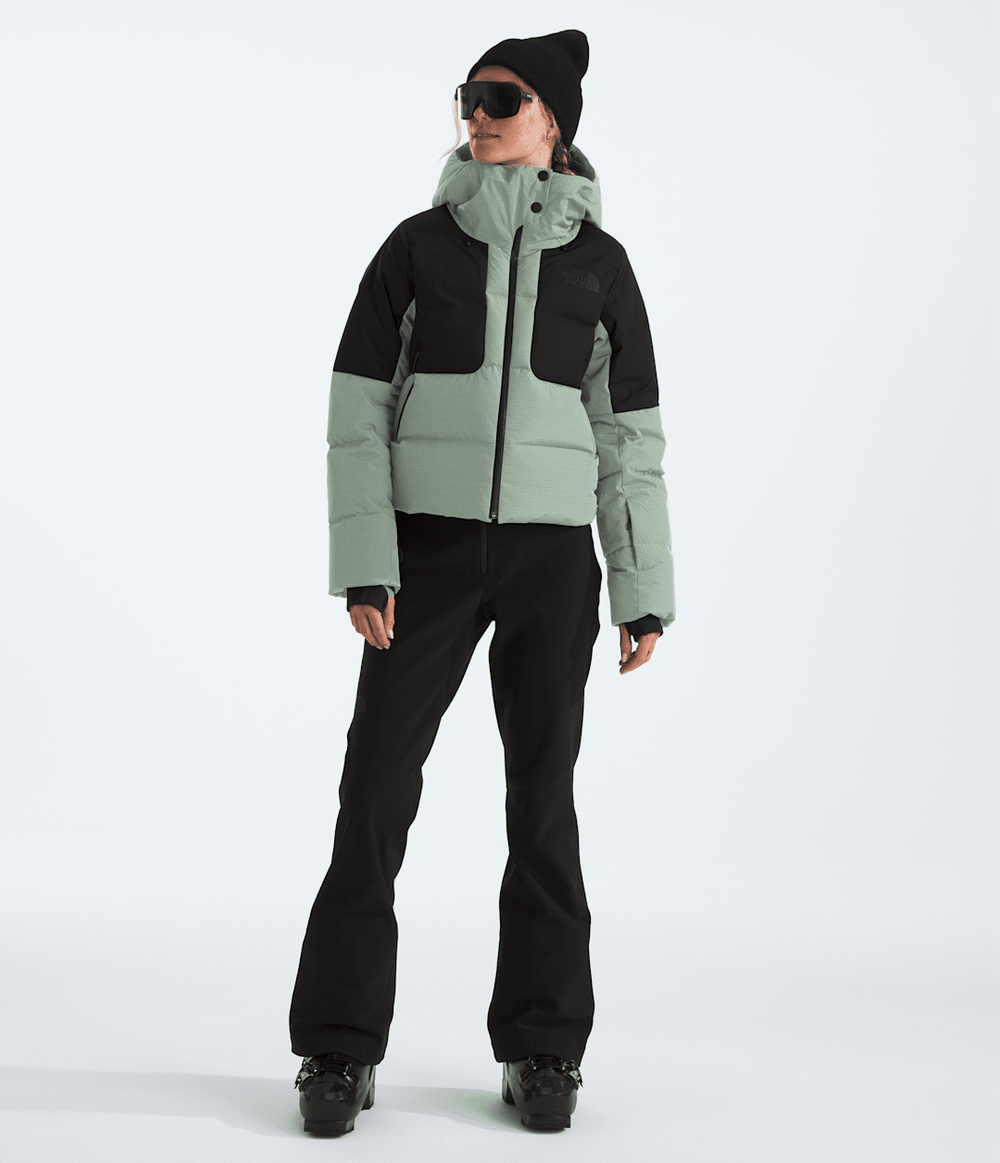 Women’s Cold Spell Cropped Down Jacket Slate Moss/TNF Black