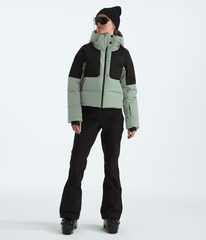 Women’s Cold Spell Cropped Down Jacket Slate Moss/TNF Black