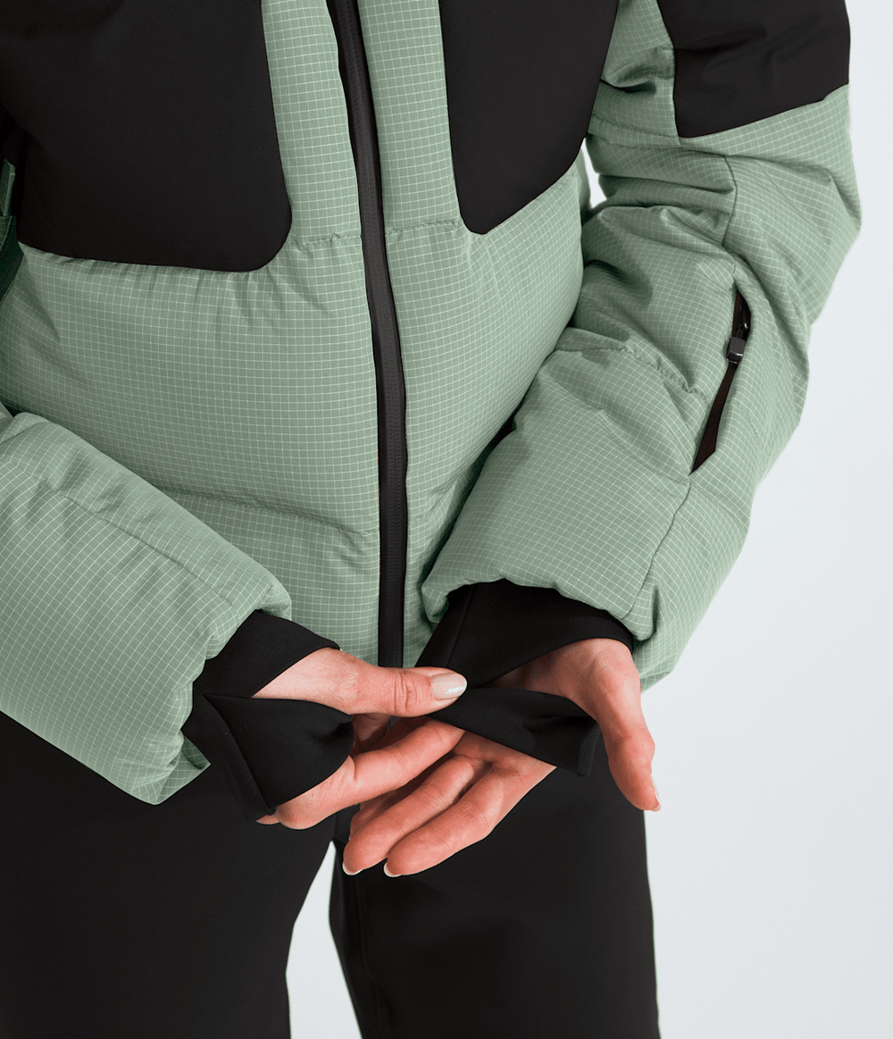 Women’s Cold Spell Cropped Down Jacket Slate Moss/TNF Black