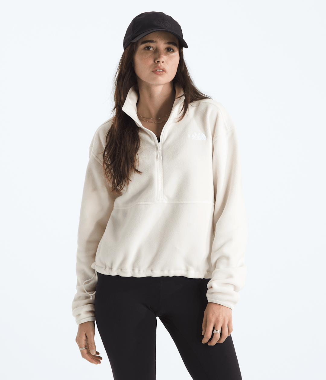 Women’s Glacier Fleece ½-Zip Short Jacket White Dune