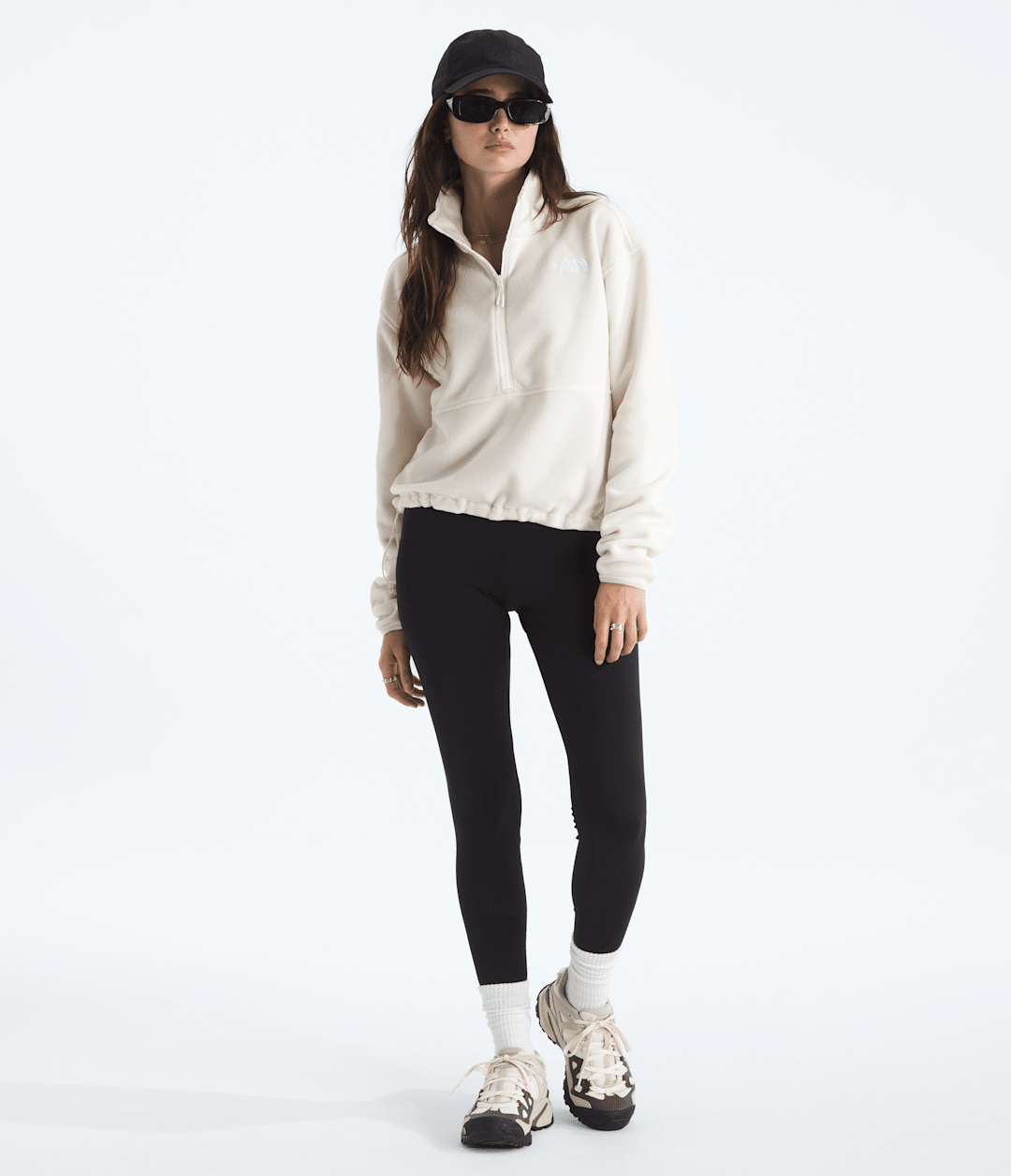 Women’s Glacier Fleece ½-Zip Short Jacket White Dune