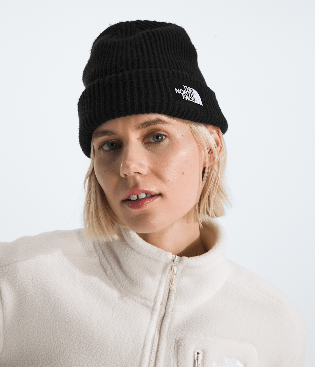 Salty Lined Beanie TNF Black