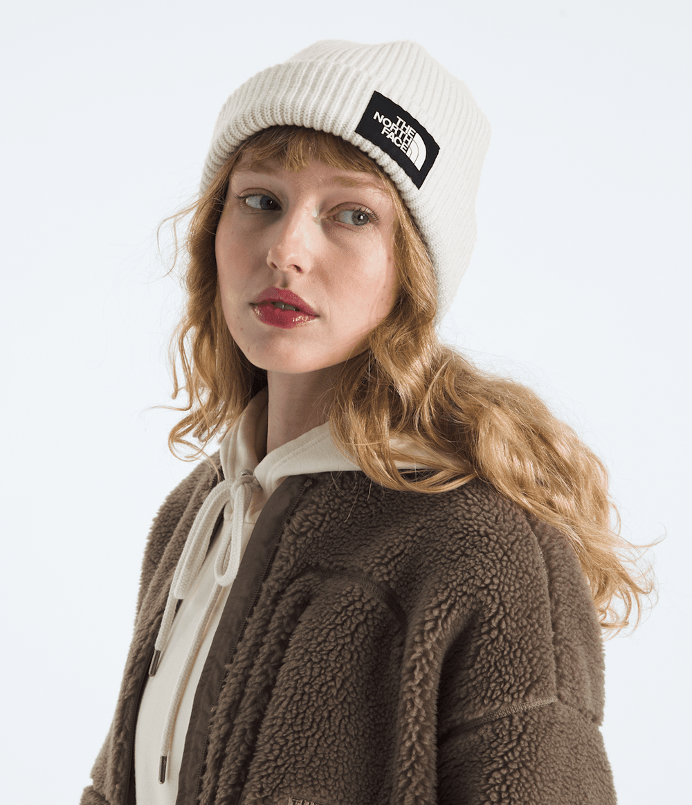 Salty Lined Beanie White Dune