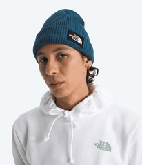 Salty Lined Beanie Shady Blue