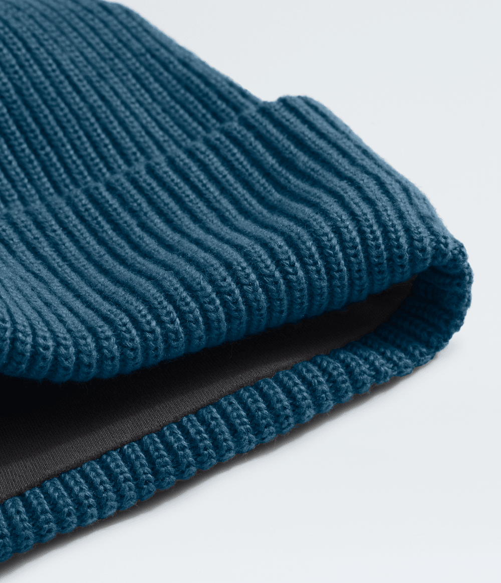 Salty Lined Beanie Shady Blue