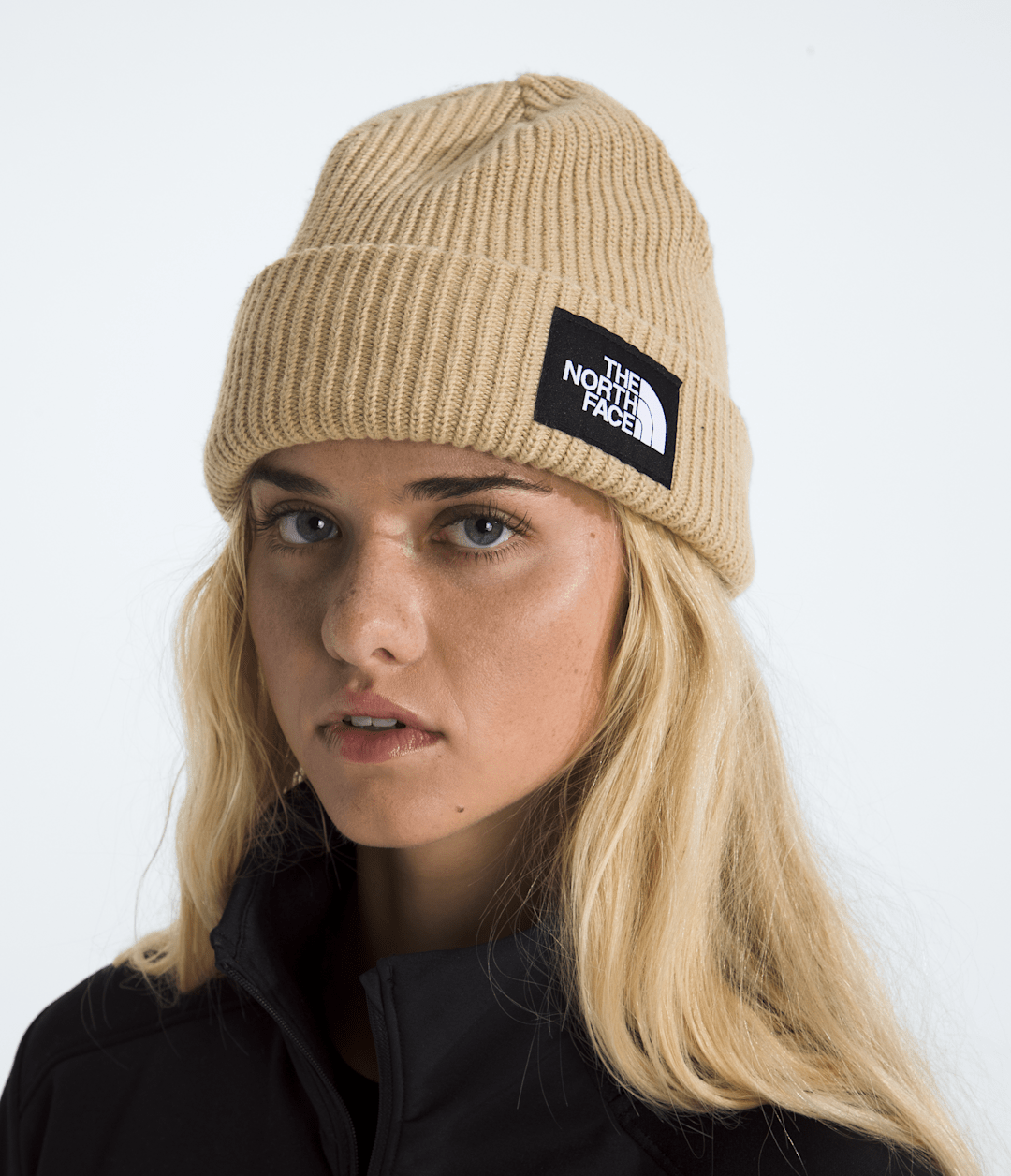 Salty Lined Beanie Khaki Stone