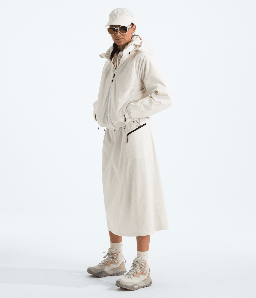 Women’s Hike Utility Wind Jacket White Dune