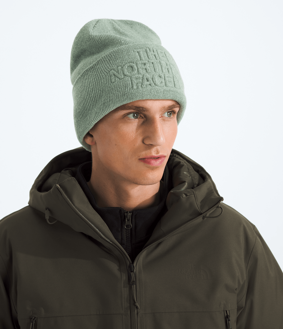 Urban Embossed Beanie Slate Moss
