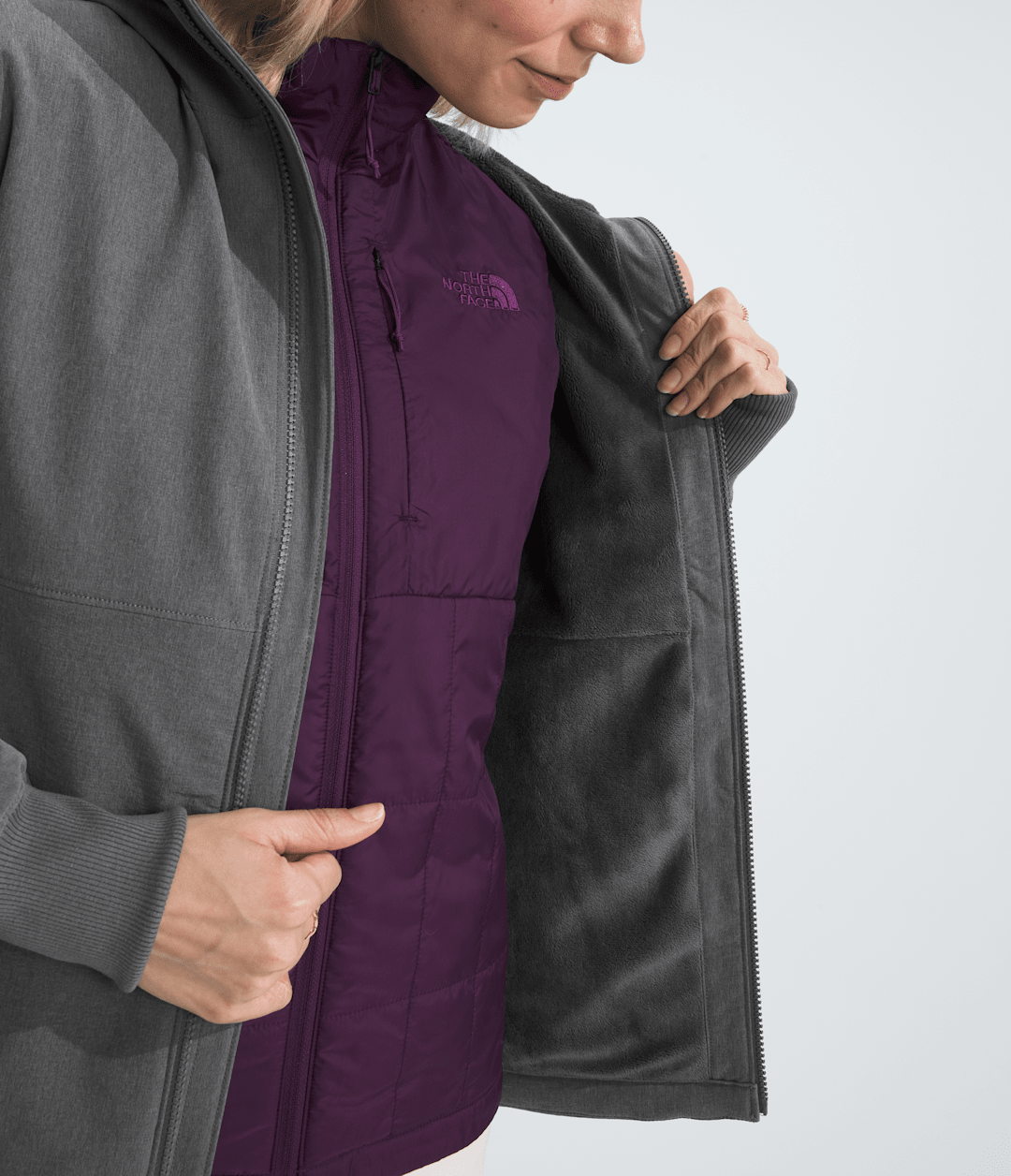 Women’s Shelbe Raschel Hoodie Smoked Pearl Heather