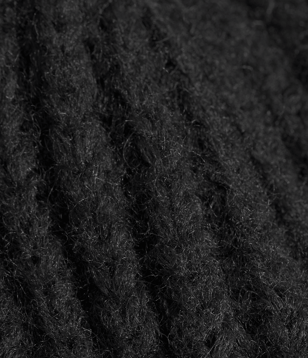 Fohair Cabin Beanie TNF Black/Asphalt Grey