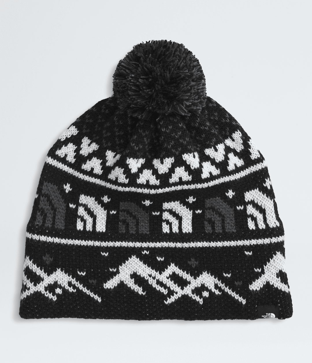 Cabin Ski Tuke TNF Black Jacquard/Pom