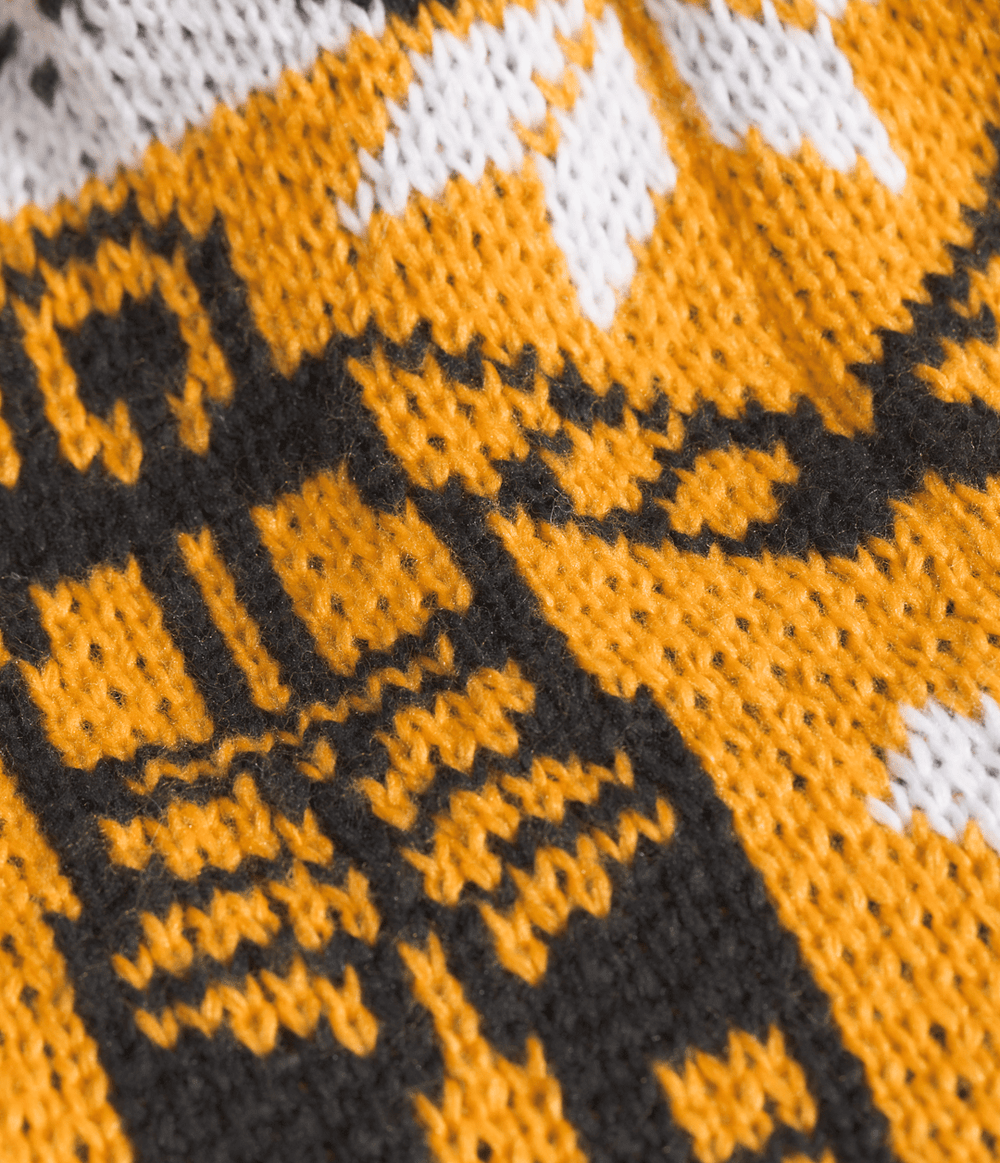 Cabin Ski Tuke Summit Gold Him Suit Jacquard/Pom