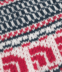 Cabin Ski Tuke White Dune Jacquard/Pom