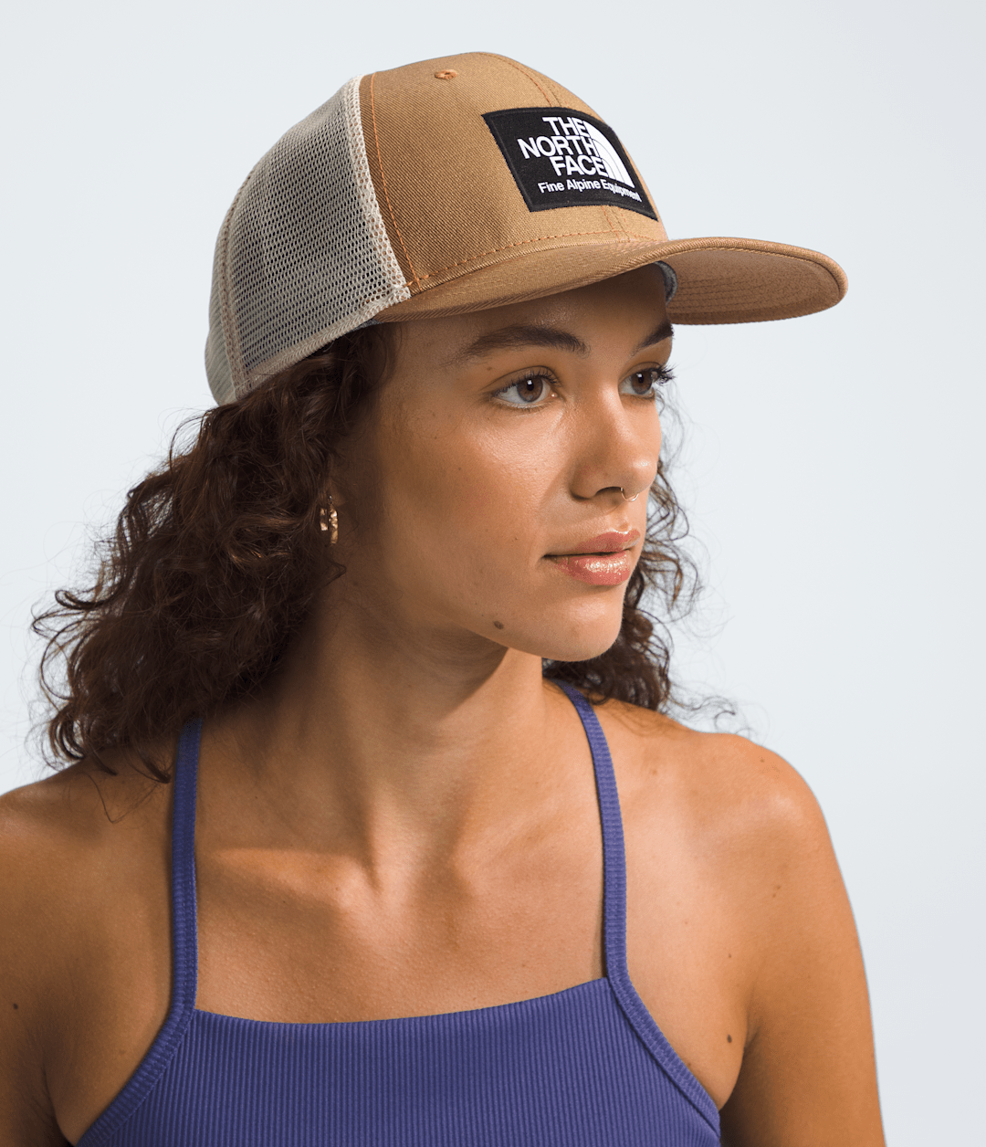 Deep Fit Mudder Trucker Hat Utility Brown/Khaki Stone