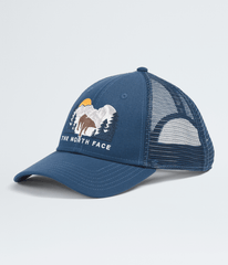 Embroidered Mudder Trucker Hat Shady Blue/Bear Graphic