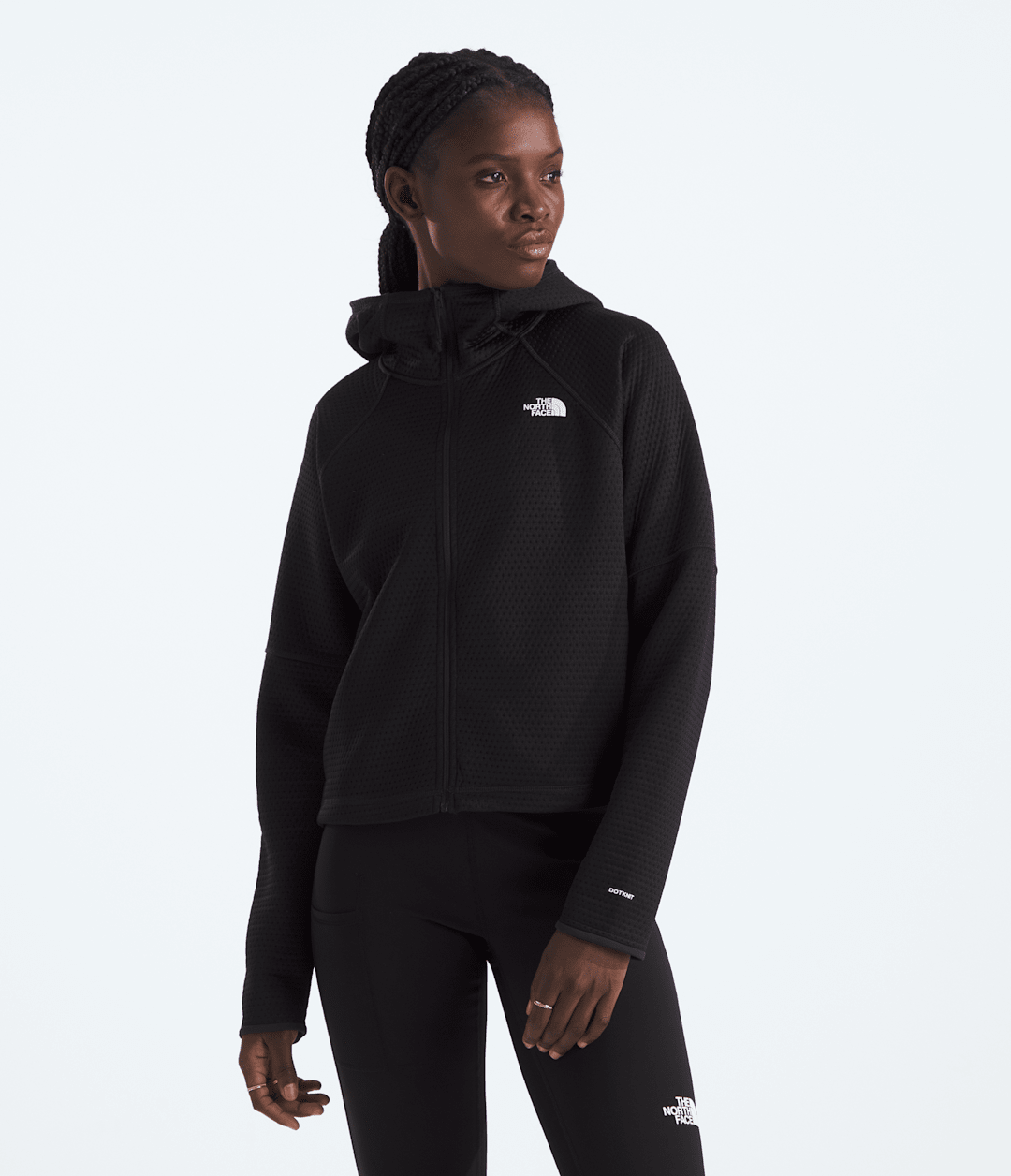 Women’s DOTKNIT™ Thermal Full-Zip Hoodie TNF Black