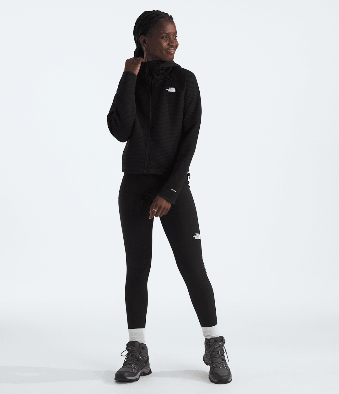 Women’s DOTKNIT™ Thermal Full-Zip Hoodie TNF Black