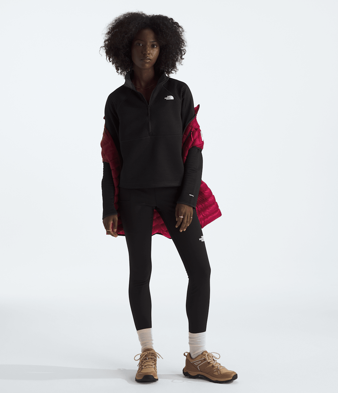 Women’s DOTKNIT™ Thermal ¼-Zip TNF Black
