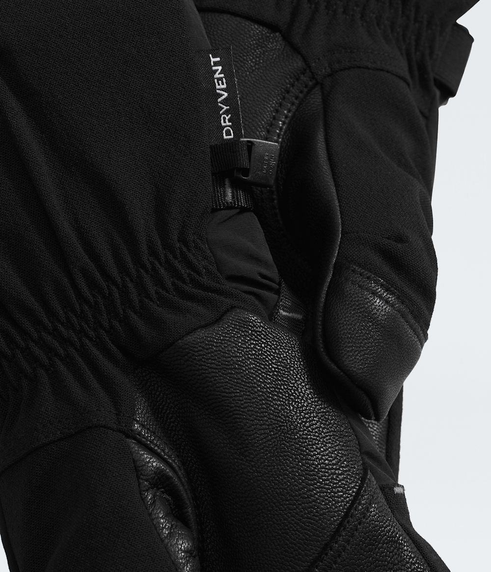 Montana Leather Waterproof Gloves TNF Black/TNF Black Heather