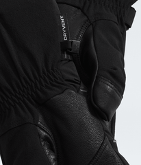 Montana Leather Waterproof Gloves TNF Black/TNF Black Heather