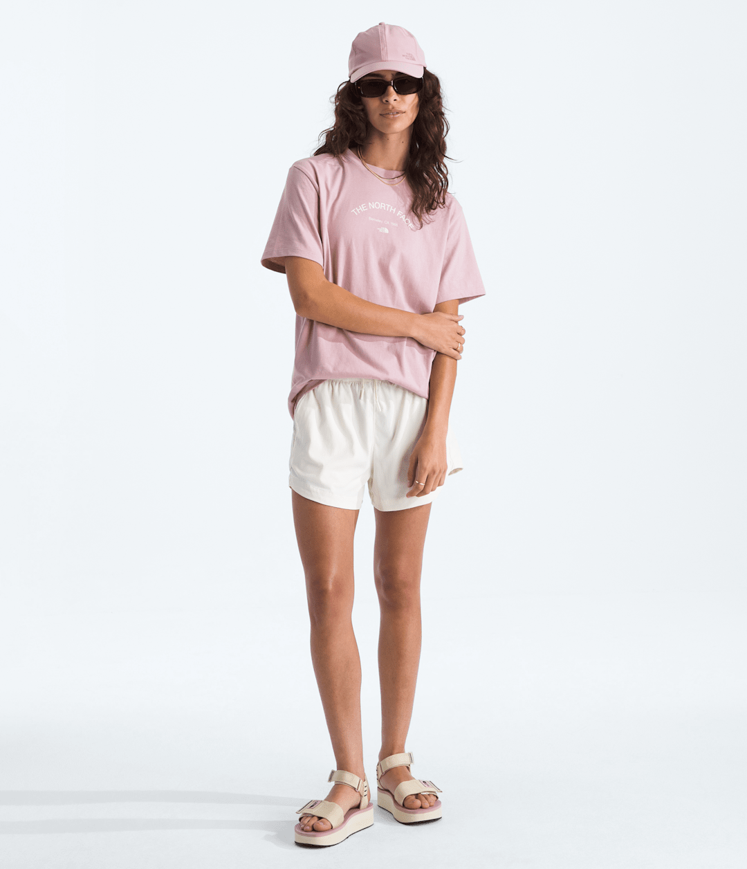 Women’s Home Relaxed Short-Sleeve Tee Metal Pink