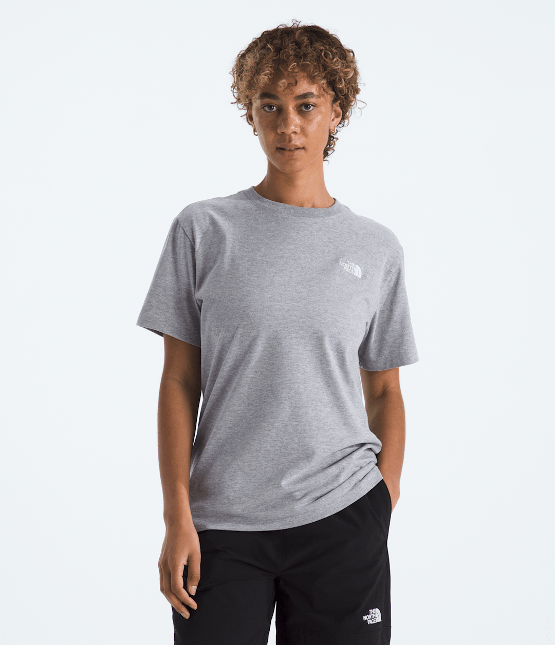 Women’s Evolution Simple Dome Relaxed Short-Sleeve Tee TNF Pale Grey Heather