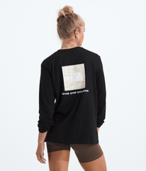 Women’s Evolution Box NSE Fill Light Long-Sleeve Tee—Graphic TNF Black