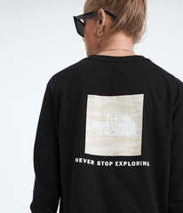 Women’s Evolution Box NSE Fill Light Long-Sleeve Tee—Graphic TNF Black