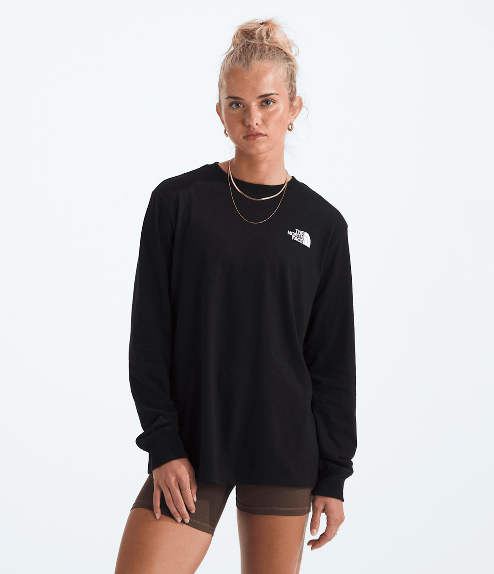 Women’s Evolution Box NSE Fill Light Long-Sleeve Tee—Graphic TNF Black