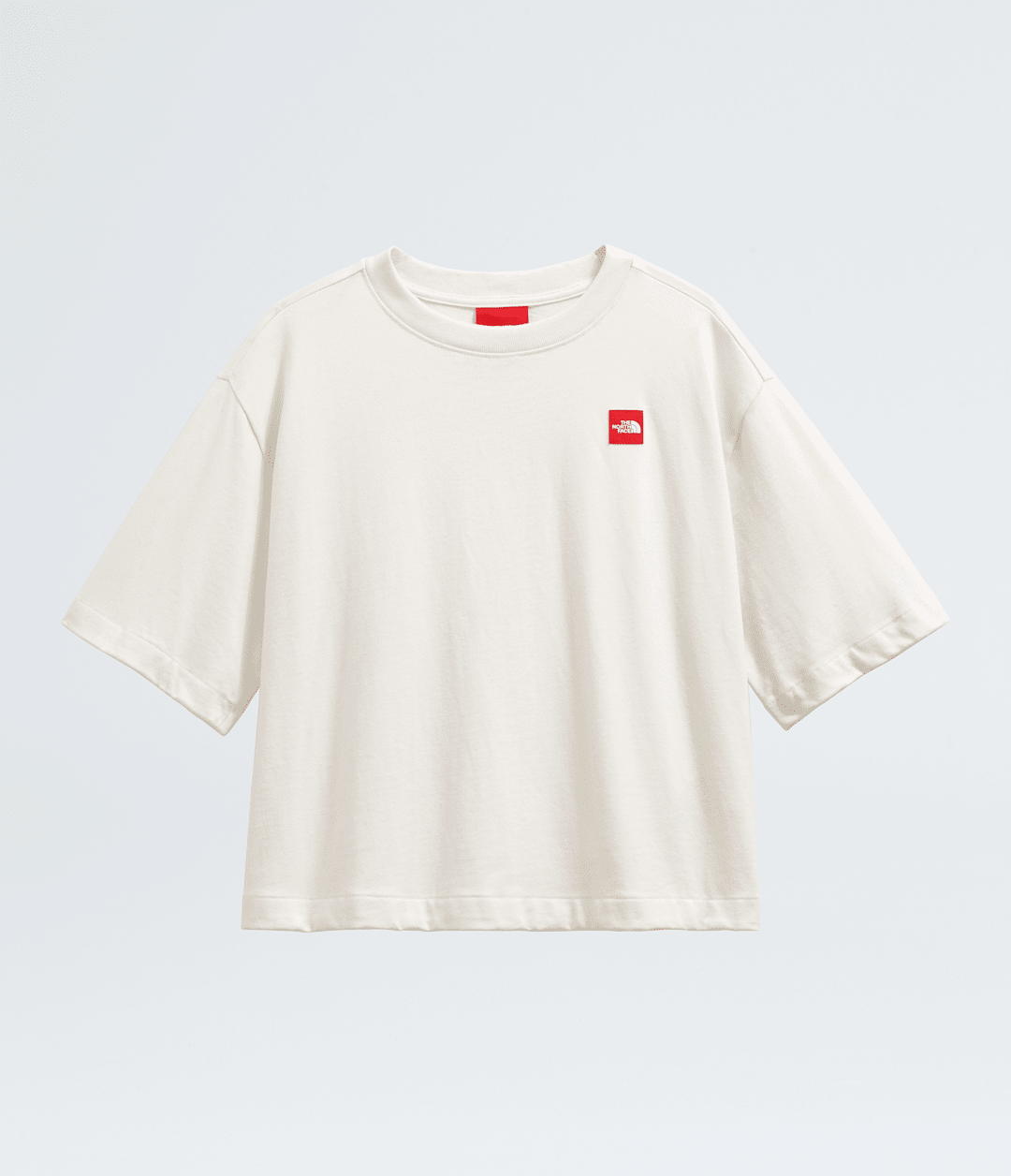 Women’s TNF™ Red Box Short-Sleeve Boxy Tee White Dune