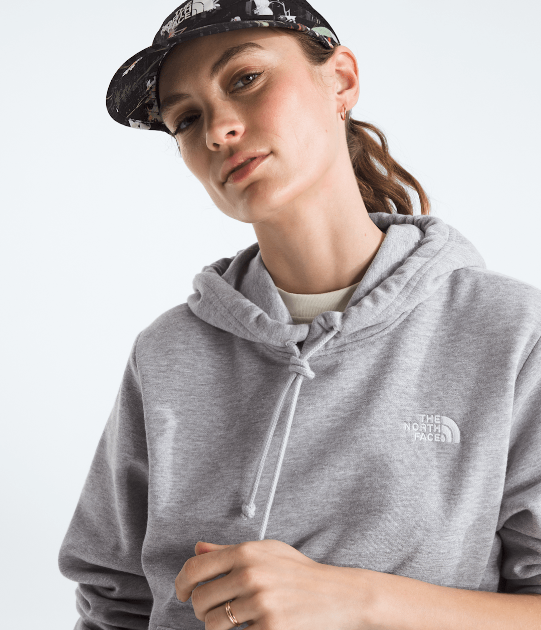 Women’s Evolution Simple Dome Regular Hoodie TNF Pale Grey Heather