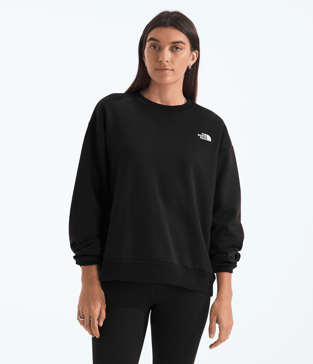 Women’s Evolution Simple Dome Oversized Crew TNF Black
