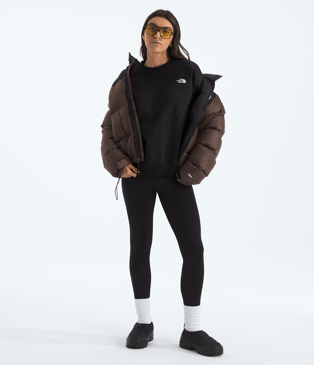 Women’s Evolution Simple Dome Oversized Crew TNF Black
