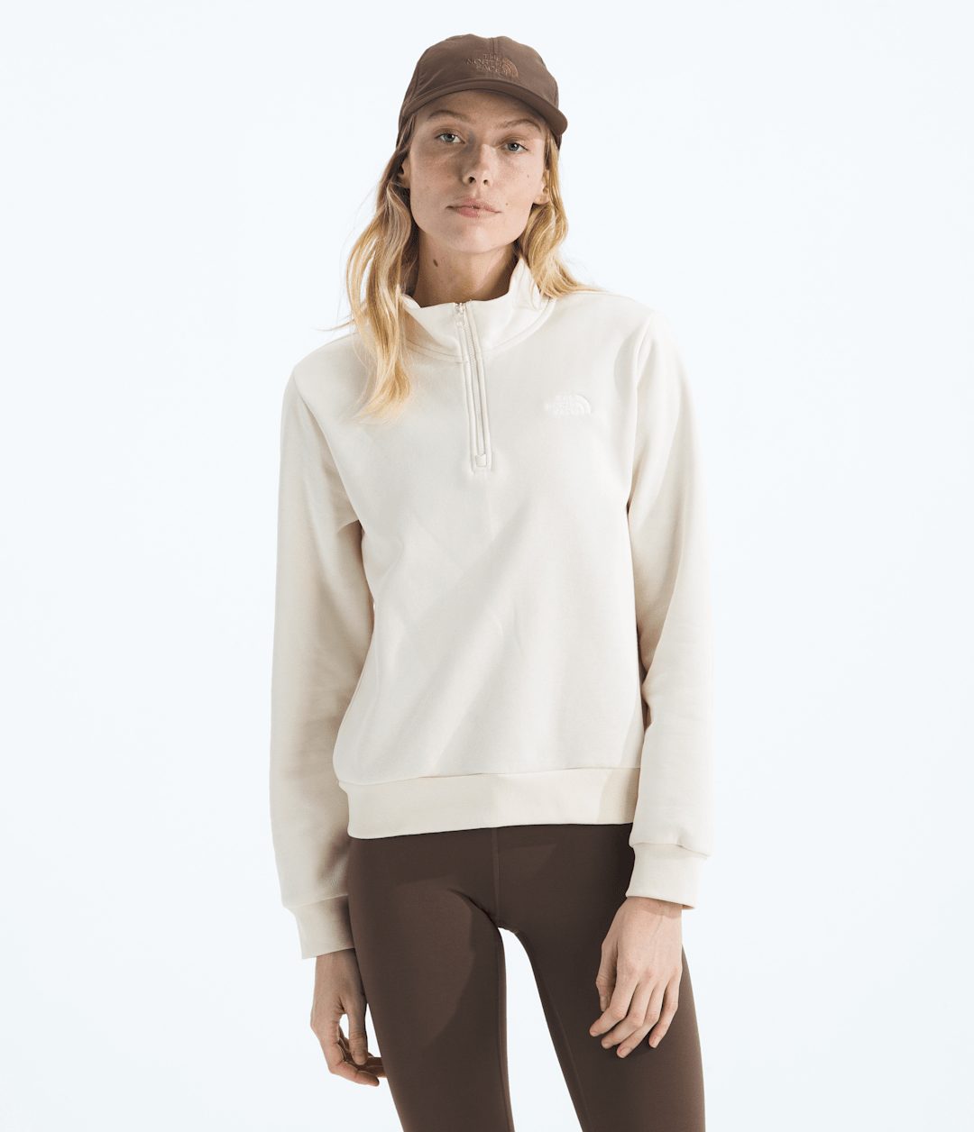 Women’s Evolution Simple Dome Regular ¼-Zip White Dune