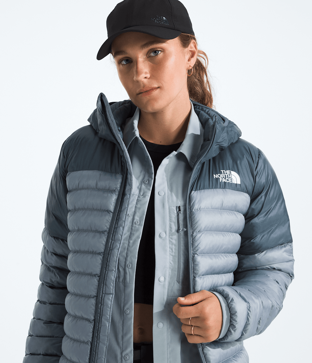 Women’s Terra Peak Hoodie Frost Grey-Granite Grey